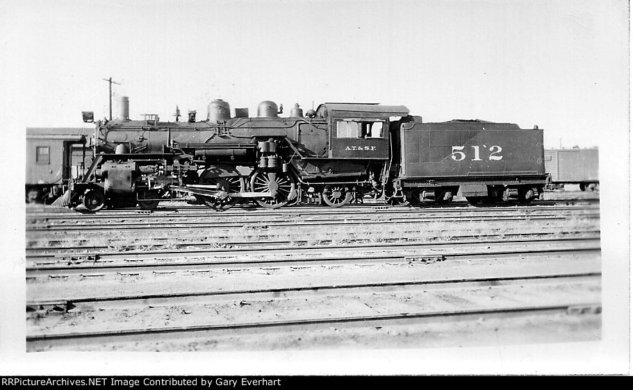 ATSF 4-4-2 #512 - Atchison, Topeka & Santa Fe